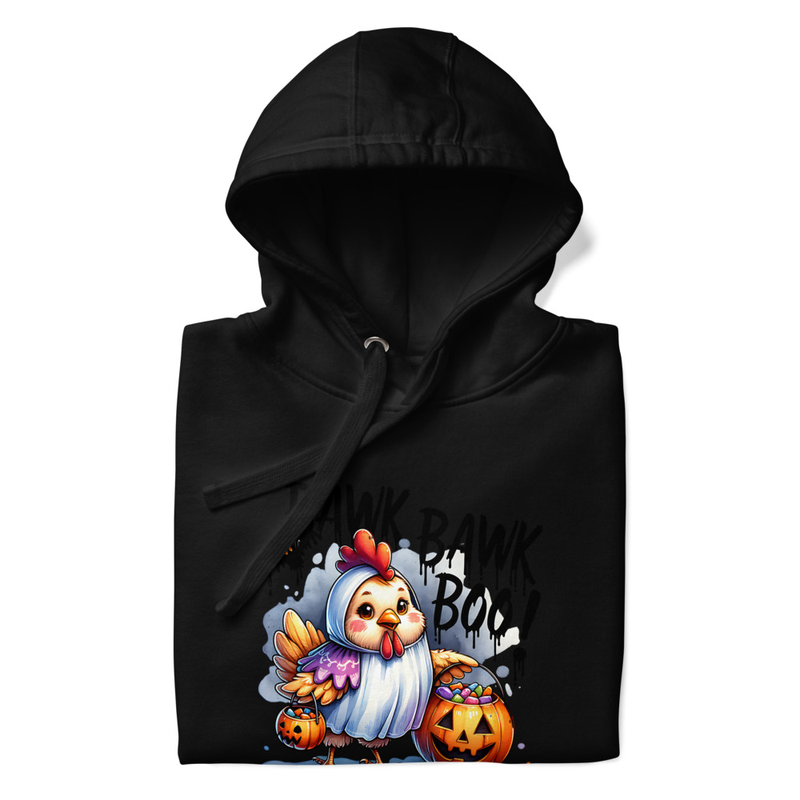 Halloween T-Shirt Cute Chicken Ghost Design, Funny Spooky Chicken Pumpkin Shirt – view 2