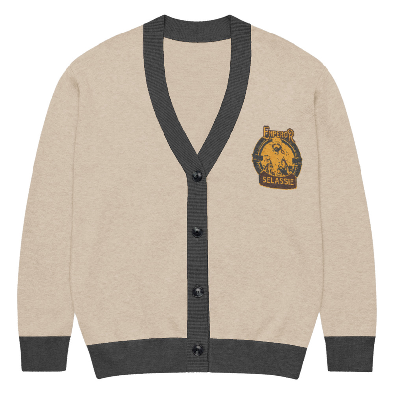 Lion of Judah Knitted cardigan  – 2XL, Custom