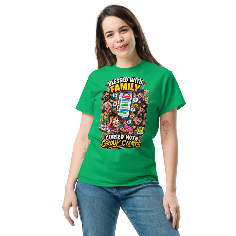 Group Chat - Unisex classic tee – 2XL, Irish Green