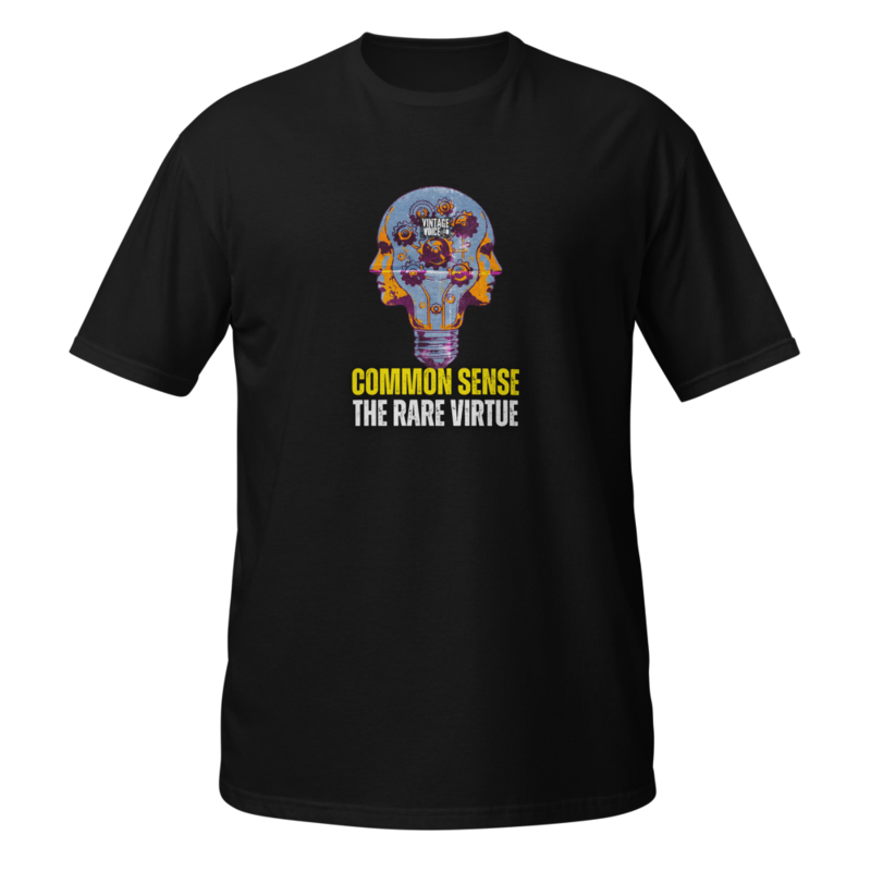 COMMON SENSE: The Rare Virtue – M, Black