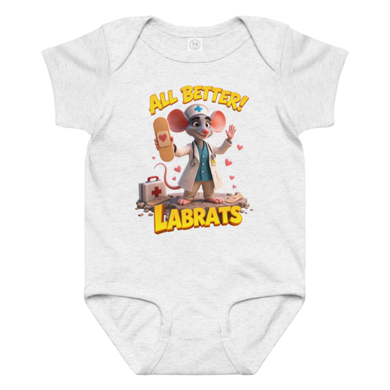 Patchy Paws All Better Baby Grow
