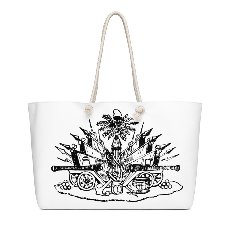 Haitian Flag Weekender in White