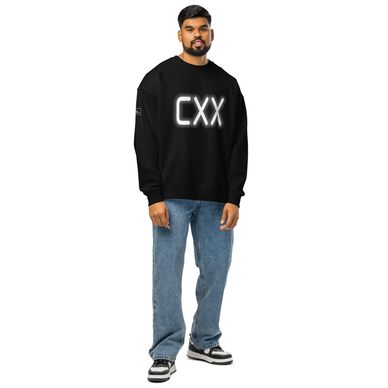 CXX unisex organic oversized sweatshirt