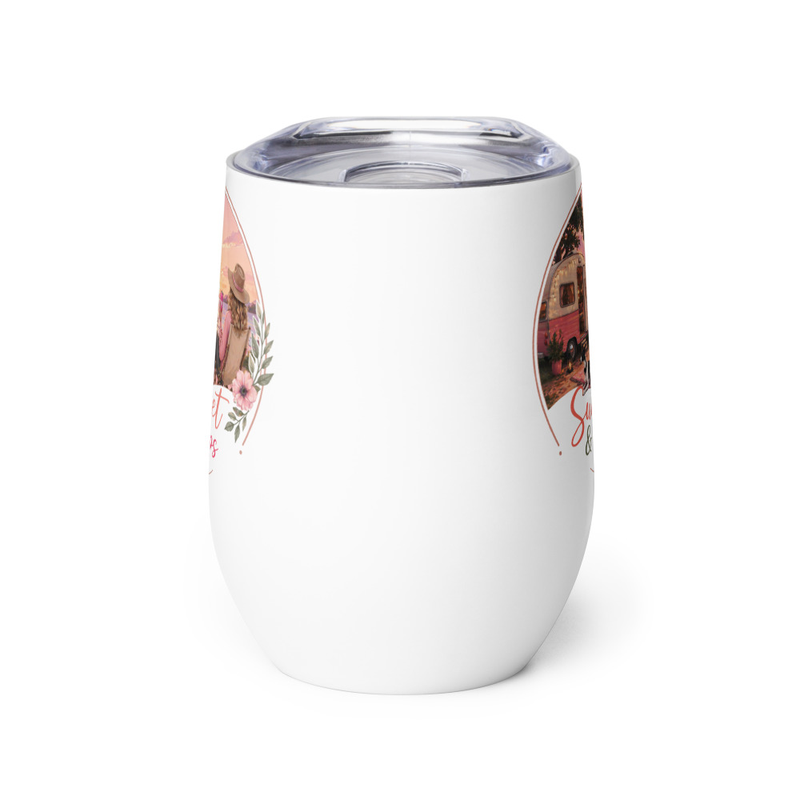Sunset & Sips Wine tumbler