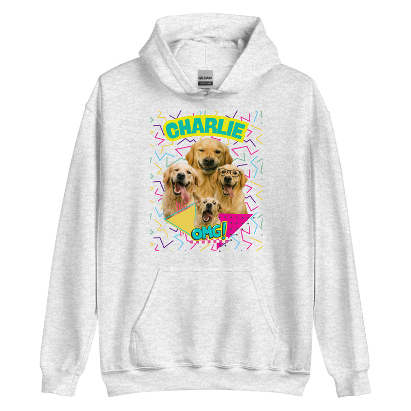 Retro Personalized Pet Party - Unisex Hoodie