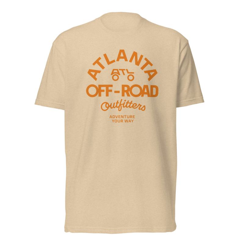 Circular Badge T-shirt (FRONT) - ORANGE LOGO – Image 5