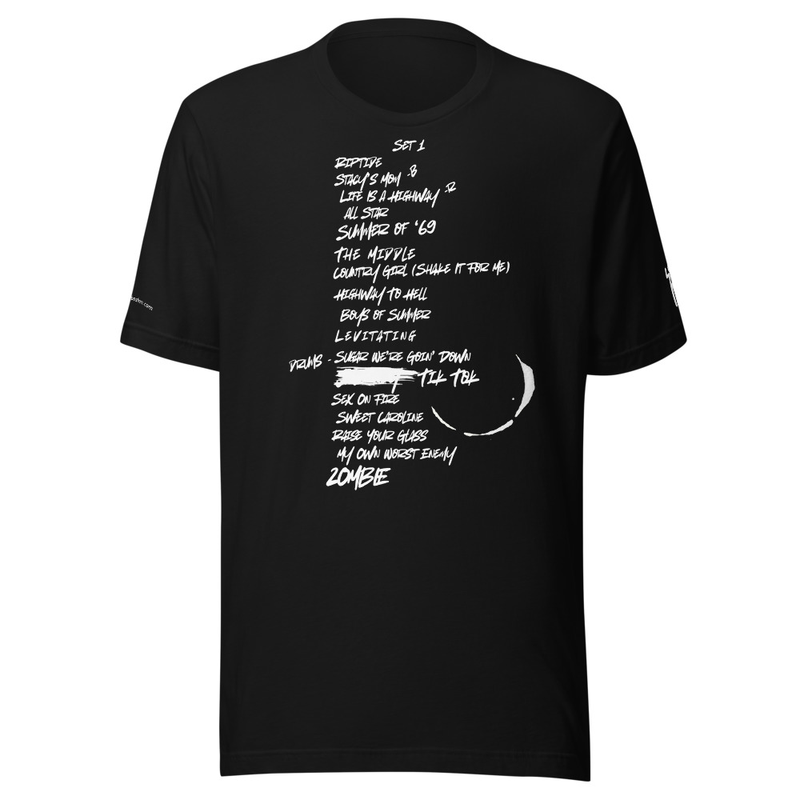 Unisex T-Shirt - SET LIST