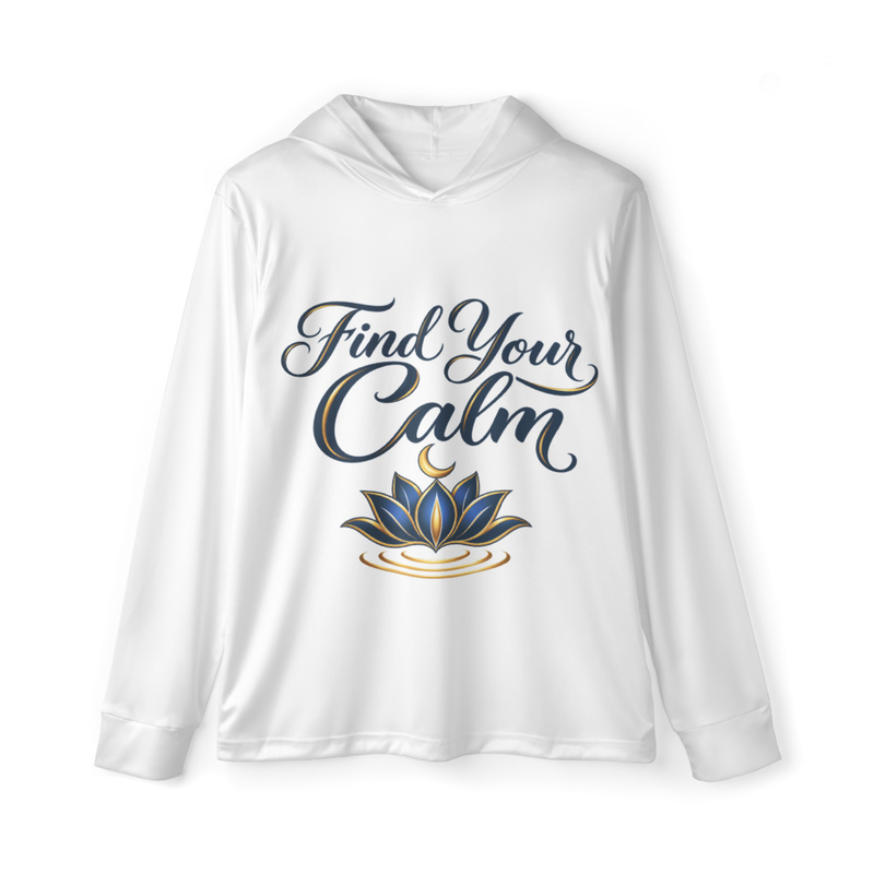 Find Your Calm Sports warmup hoodie