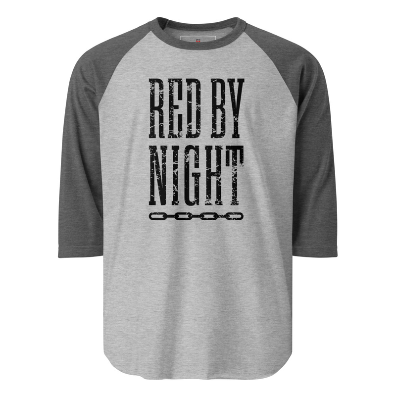 Official Red By Night 3/4 sleeve raglan shirt