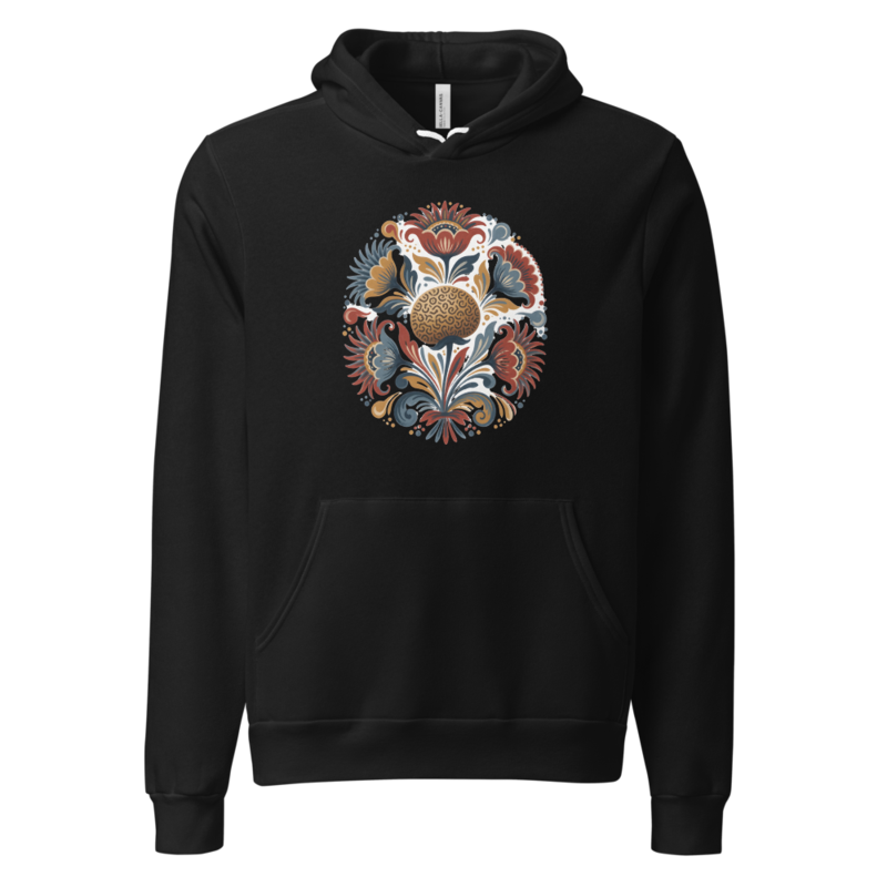 Folk Tide Garden Hoodie (Artist Series) mockup