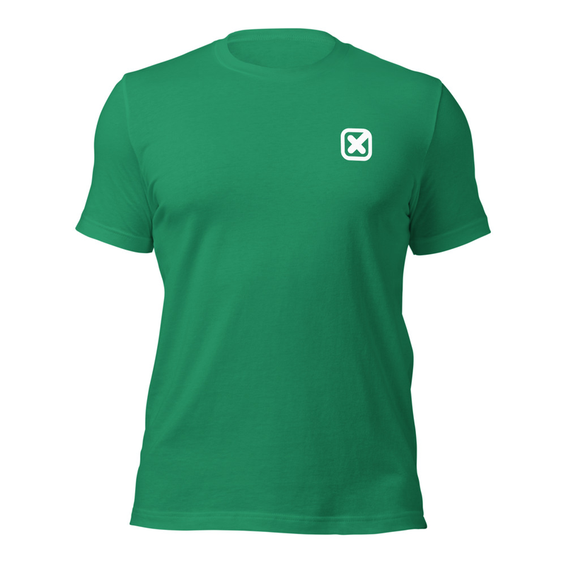 T-Shirt Logo Front og Bag – Grøn