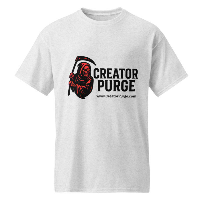Creator Purge Logo DryBlend® T-Shirt in Ash