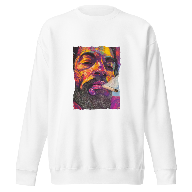 Peace and Love - Unisex Premium Sweatshirt – S, White