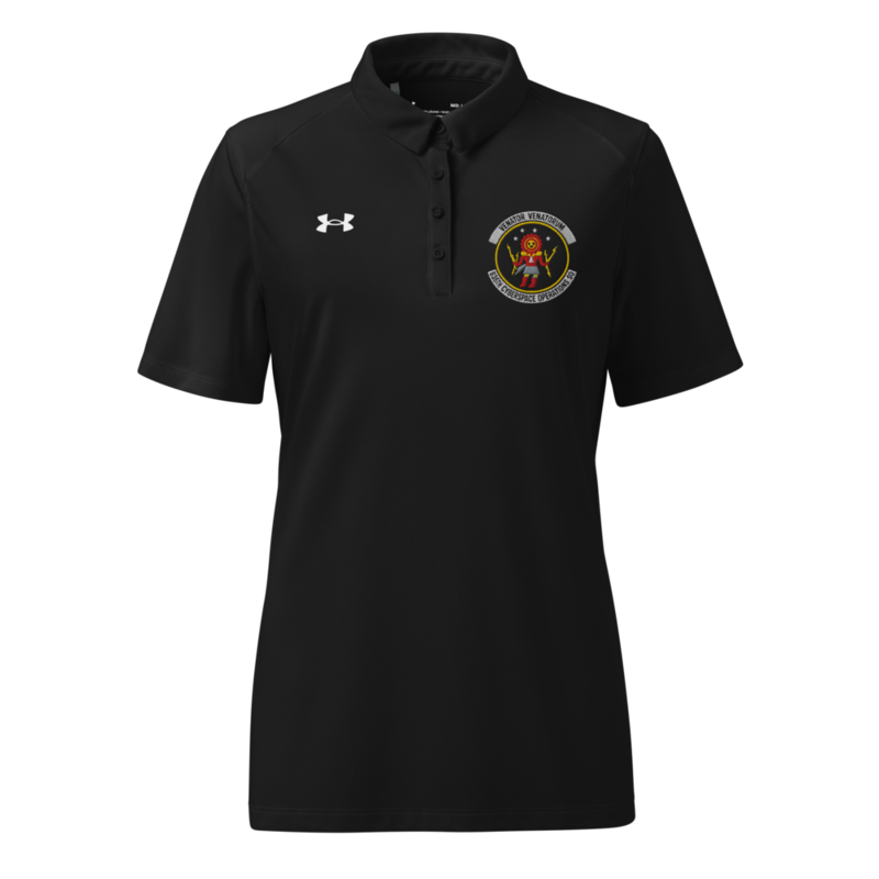 836 COS Women's Under Armour Tech Polo — Venator Black