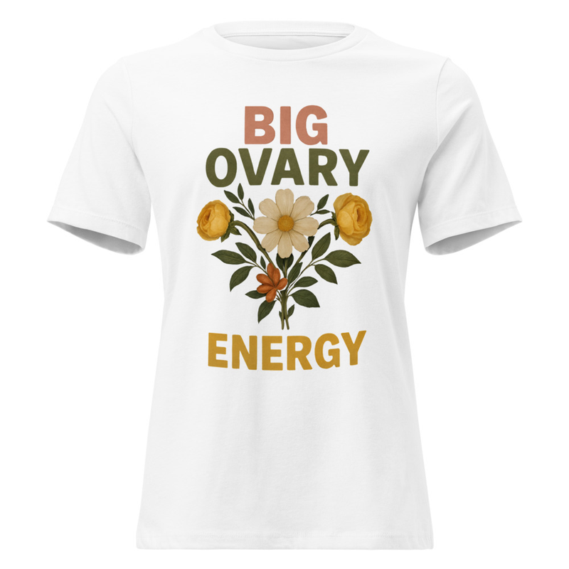 Big Ovary Energy v2 - Women’s t-shirt – S, White