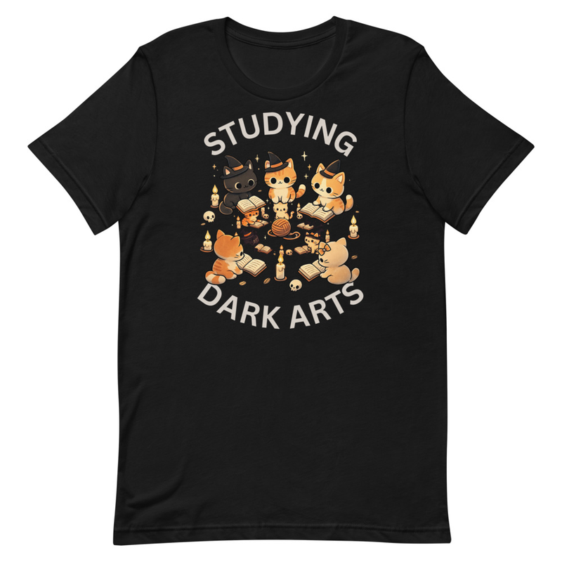 Studying Dark Arts Cat Lovers Unisex t-shirt