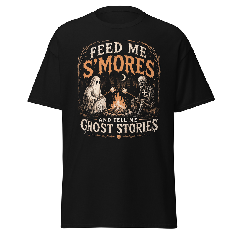 Campfire & Feed Me S’mores Vintage Outdoor T-Shirt