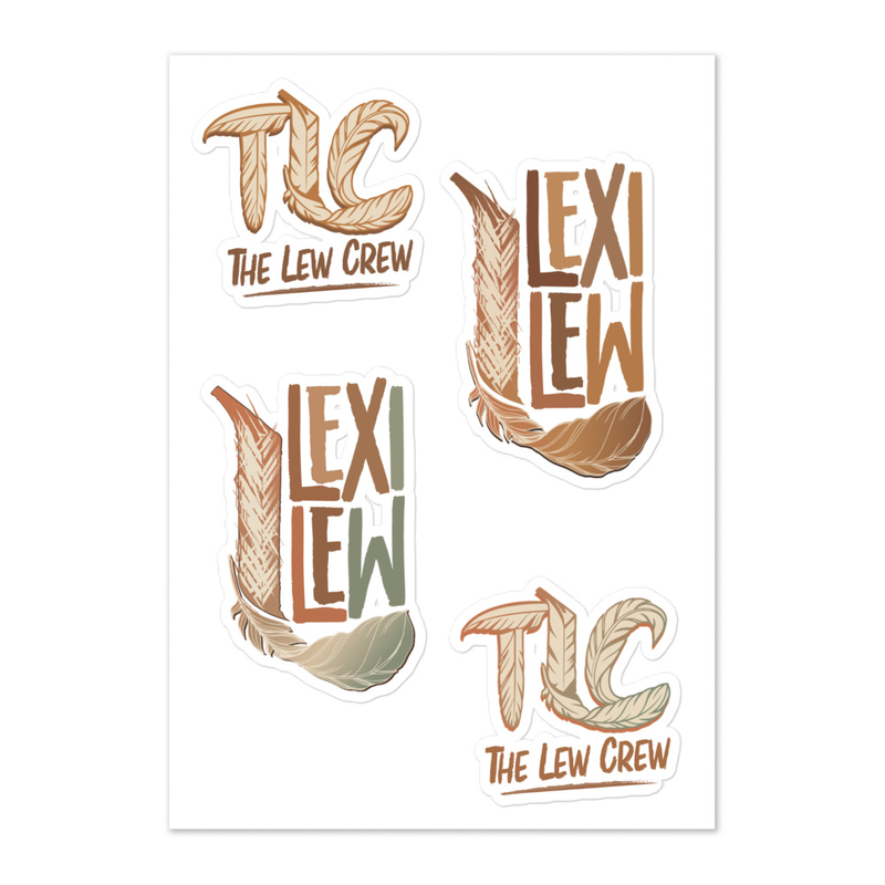 Lexi Lew & The Lew Crew Sticker sheet
