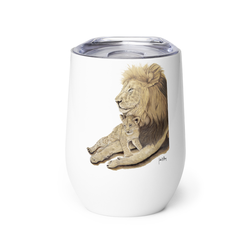 King of the Jungle - Wine tumbler