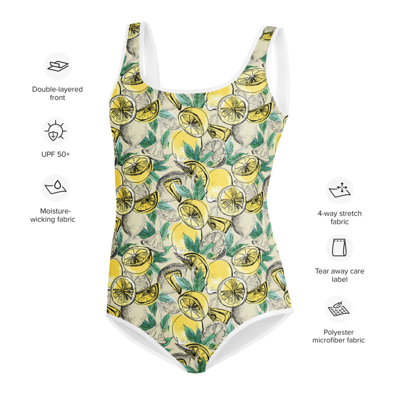 All-Over Print Youth Swimsuit