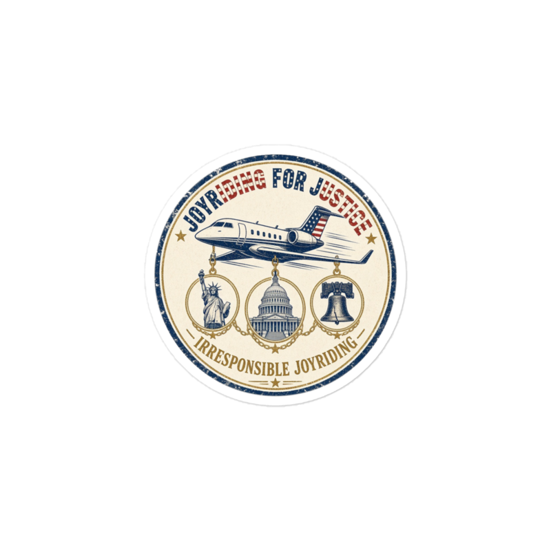 Joyriding for Justice Sticker