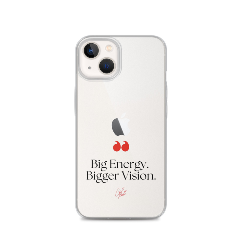 Big Energy. Bigger Vision. Clear Case for iPhone® – iPhone 13