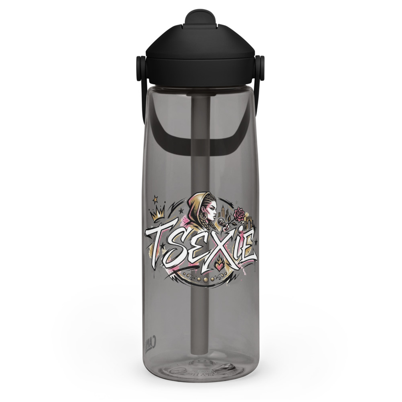 T Sexie Flip Straw Water Bottle