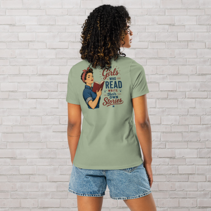 Girls Who Read Women's Relaxed T-Shirt
