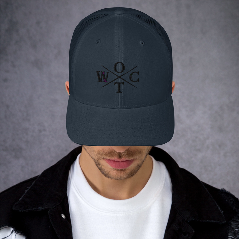 OTWC - Trucker Cap - Black Text – One size, Navy