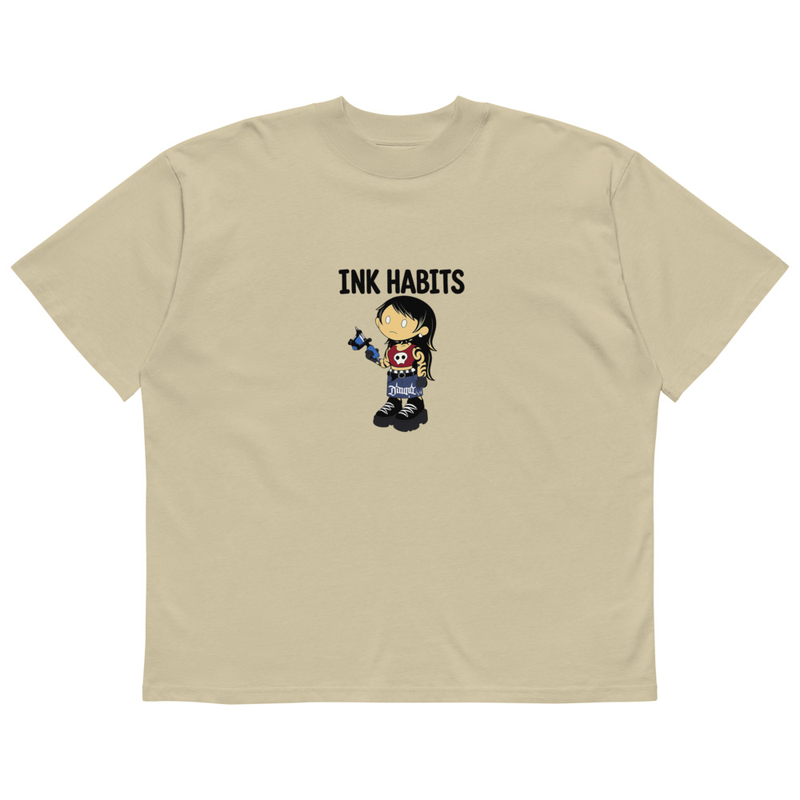 INK HABITS GRAPHIC T-SHIRT (BEIGE)
