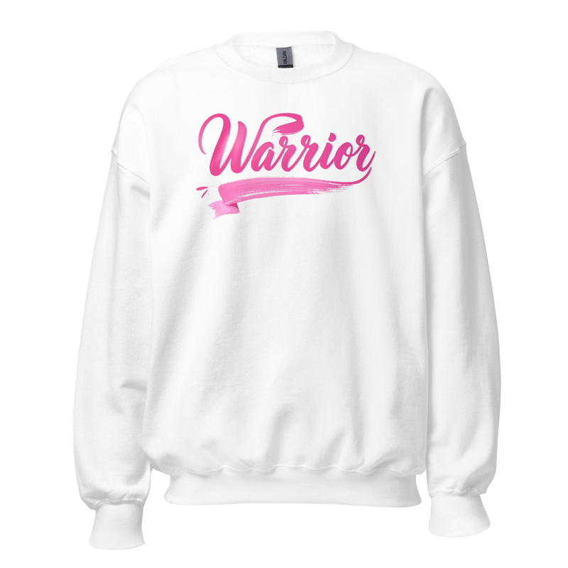 "Warrior" Unisex Crew Neck Sweatshirt  – XL, White