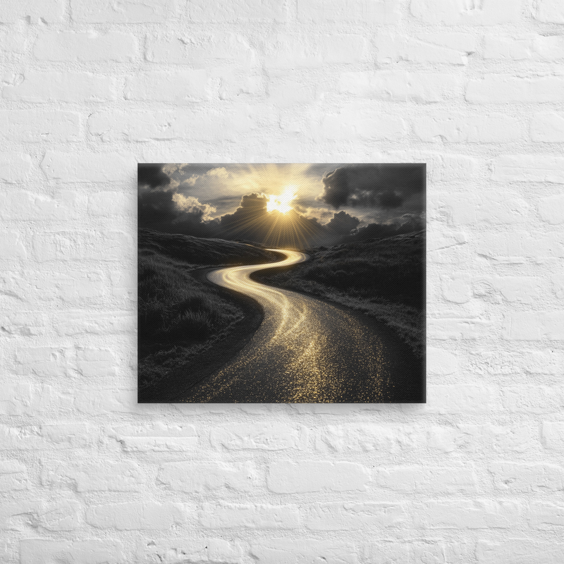 The Road to Success on Canvas | Wall Art Decor