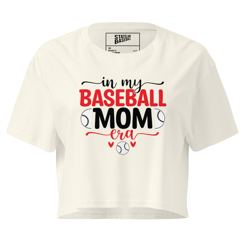 Baseball Mom Era - Crop Top – XS, Natural