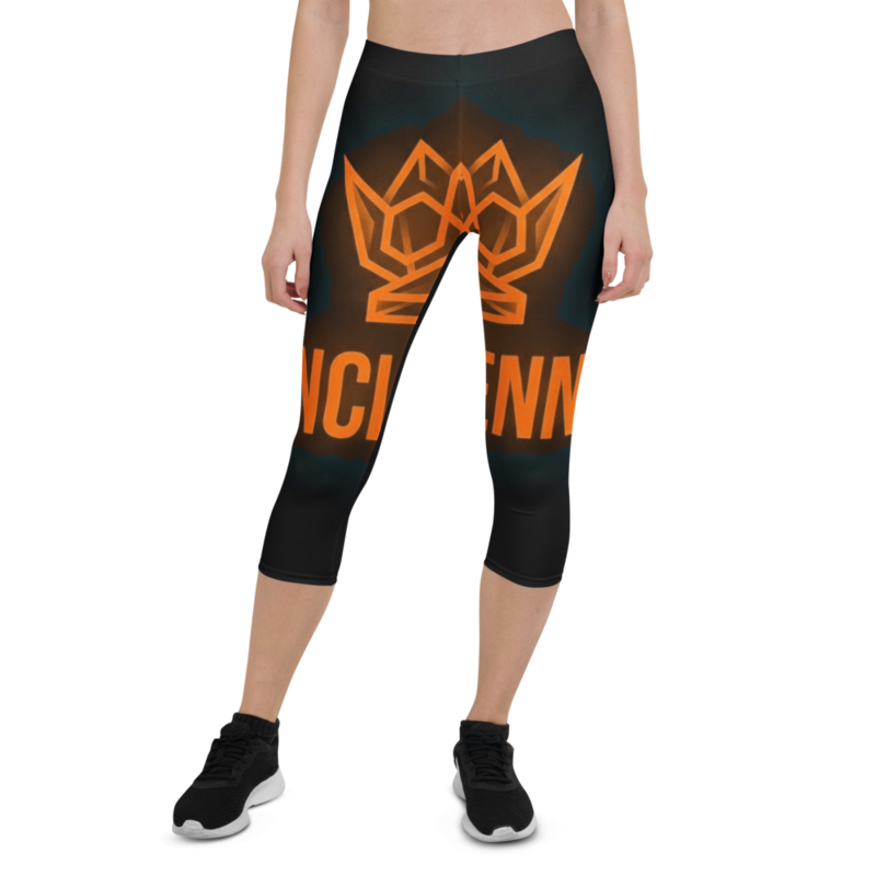 Uncle Benny ® Butterfly Crown Leggings Neon Orange EST. 2020