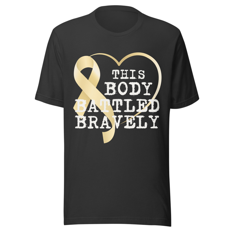 This Body Battled Bravely - Midnight Tone – XS, Dark Grey