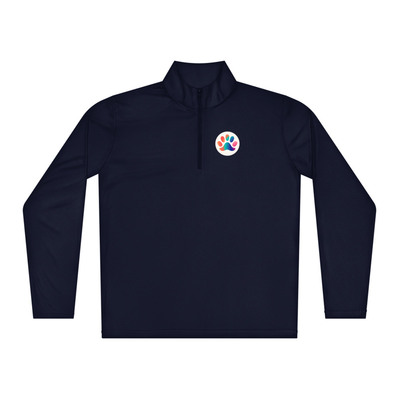 Lightweight quarter-zip pullover – XL, True Navy