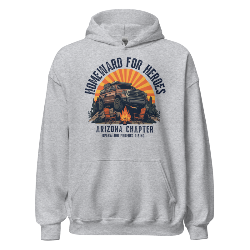Arizona Chapter Unisex Hoodie – XL, Sport Grey