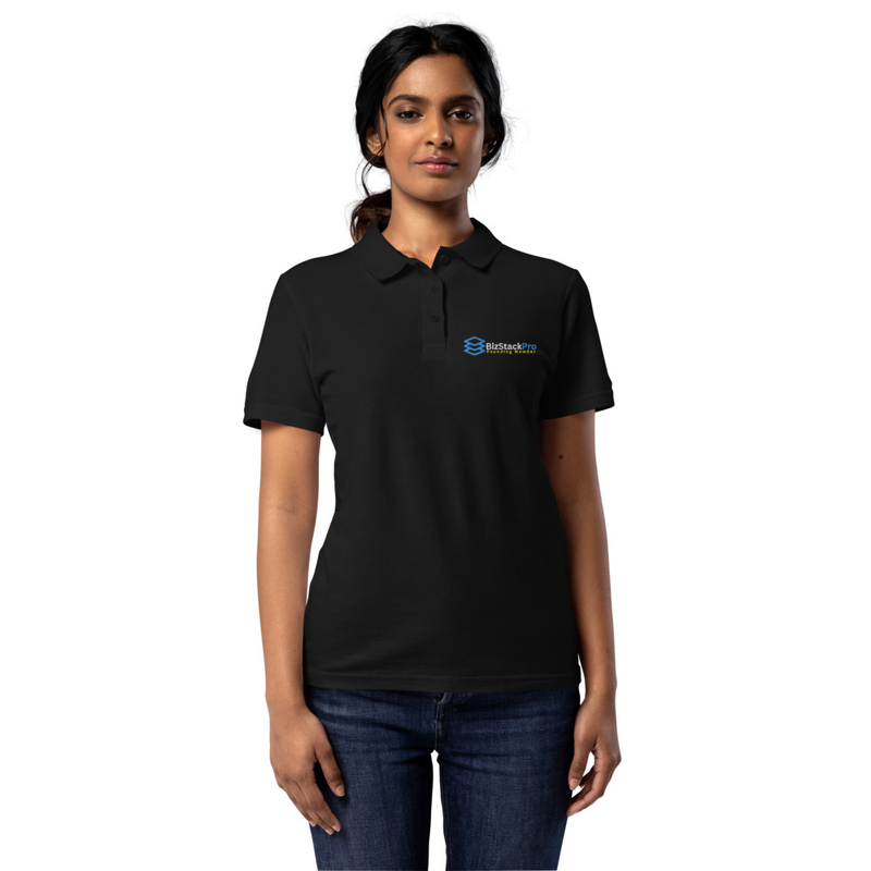 BizStackPro Founding Member Women’s Pique Polo Shirt