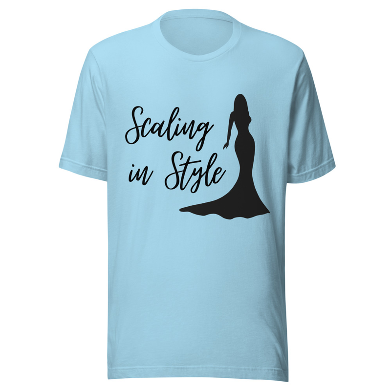Scaling in Style - Light Tone – S, Ocean Blue