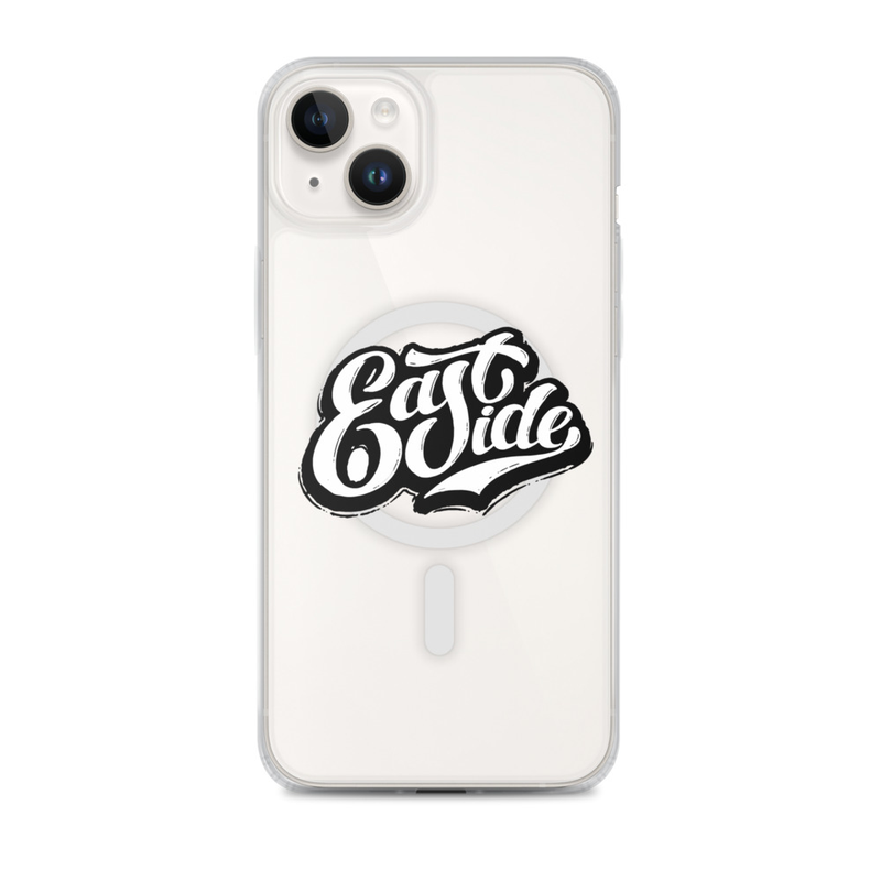 EastSide Dark Logo MagSafe® clear case for iPhone®