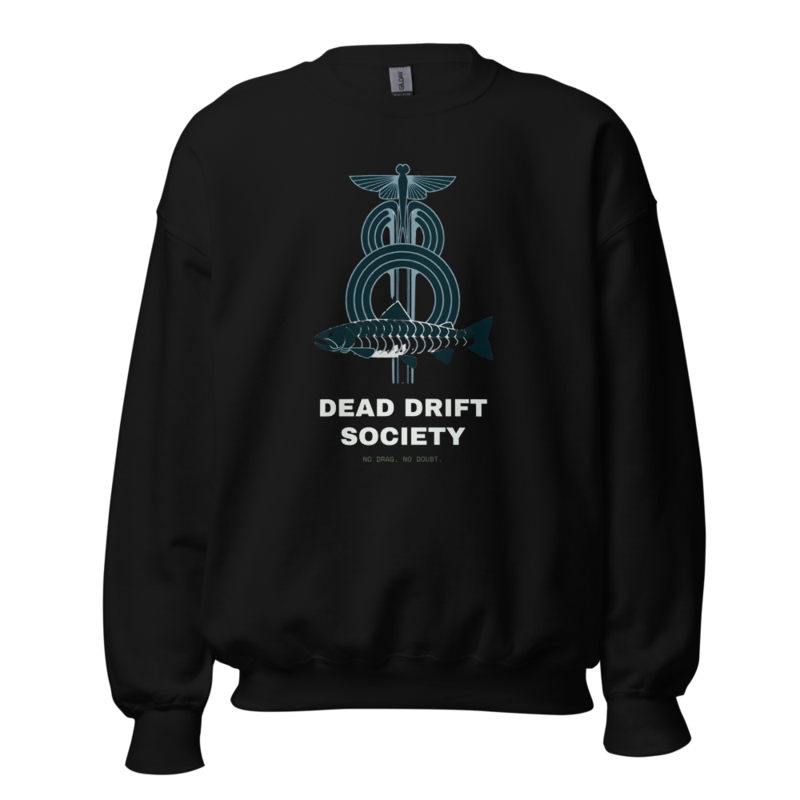 Dead Drift Society Crewneck (Artist Series) — Fly Fishing merch