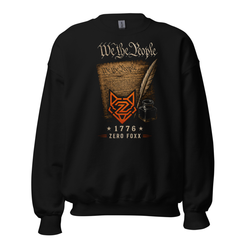 We the People — The Constitution | Sweatshirt — Black / S