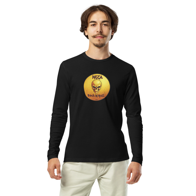Playera NezaRock — Logo Manga Larga Original