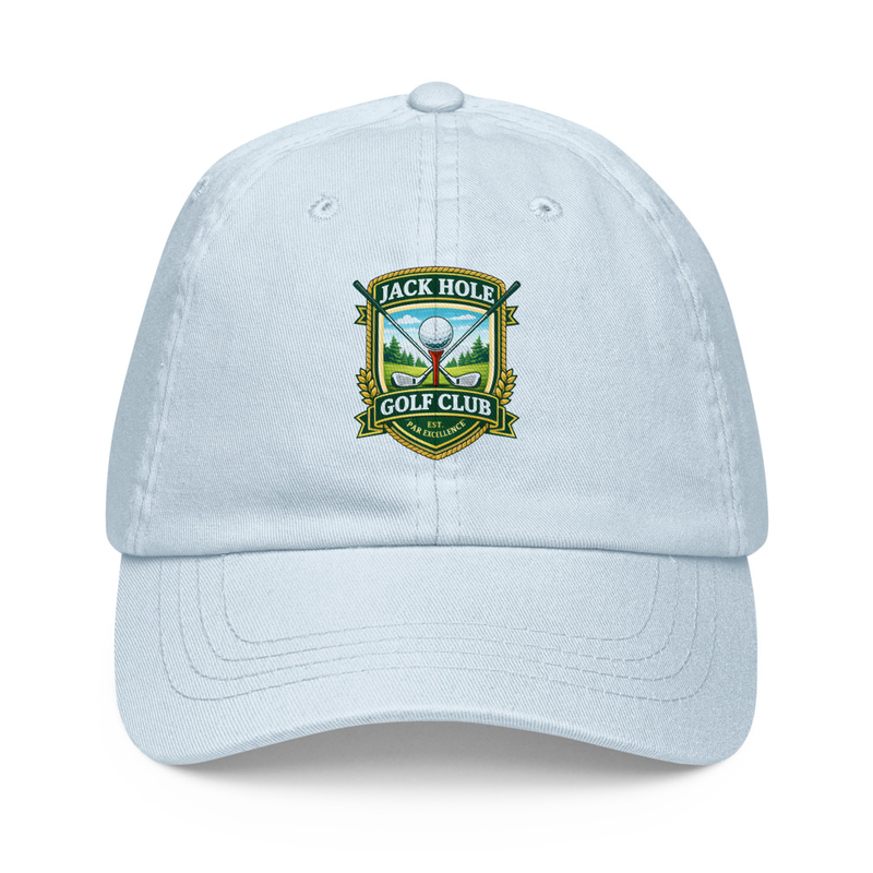 Jack Hole Golf Club Pastel baseball hat – One size, Pastel Blue