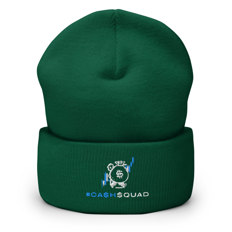 #CashSquad Beanie v.1 – One size, Spruce