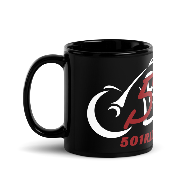 501Riders Black Glossy Mug product image