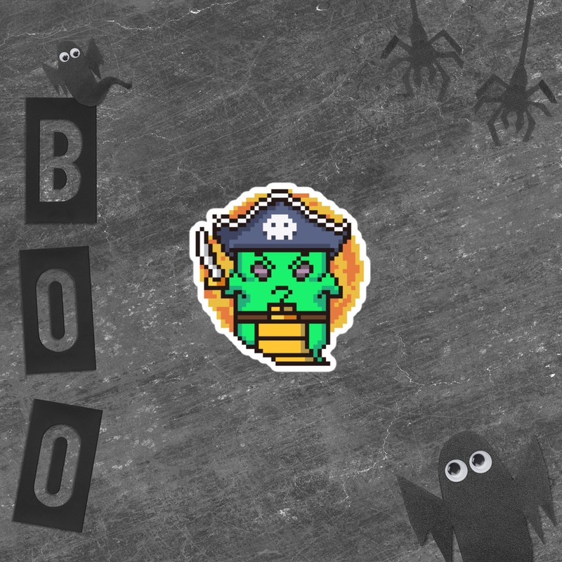 Pirate Ghost Sticker