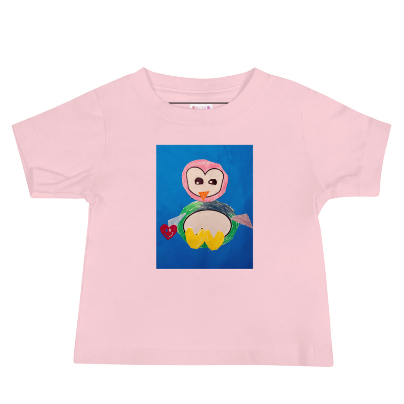 The Penguin - Baby Tee – 6-12m, Pink