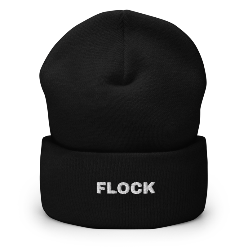 FLOCK Beanie mockup