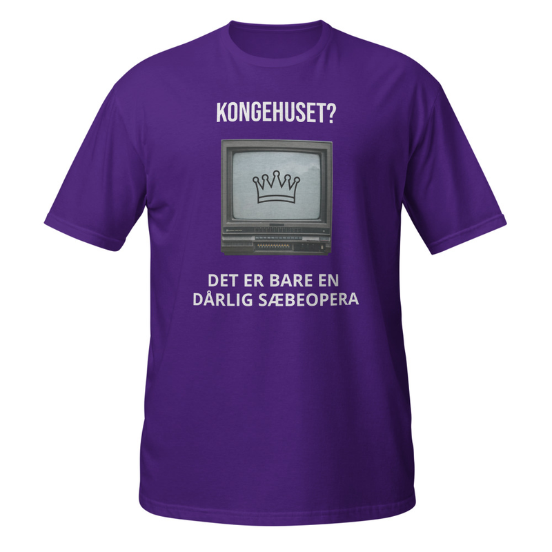 T-Shirt Kongehus Sæbeopera – Lilla